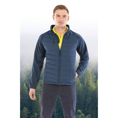 Blusão Softshell acolchoado Black Compass